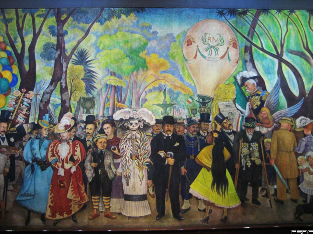 DisqueDF "Museo Mural Diego Rivera" ("Sueño de una tarde dominical en