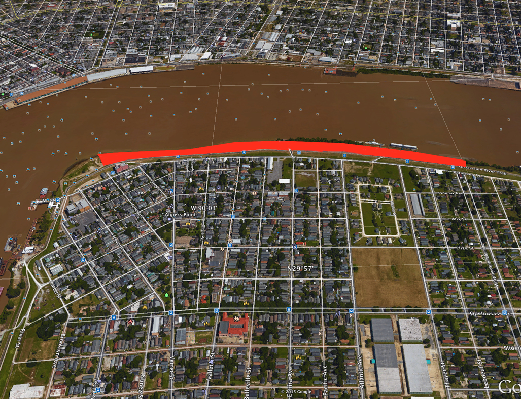 American Zombie New Orleans Neighborhoods Algiers Point Batture