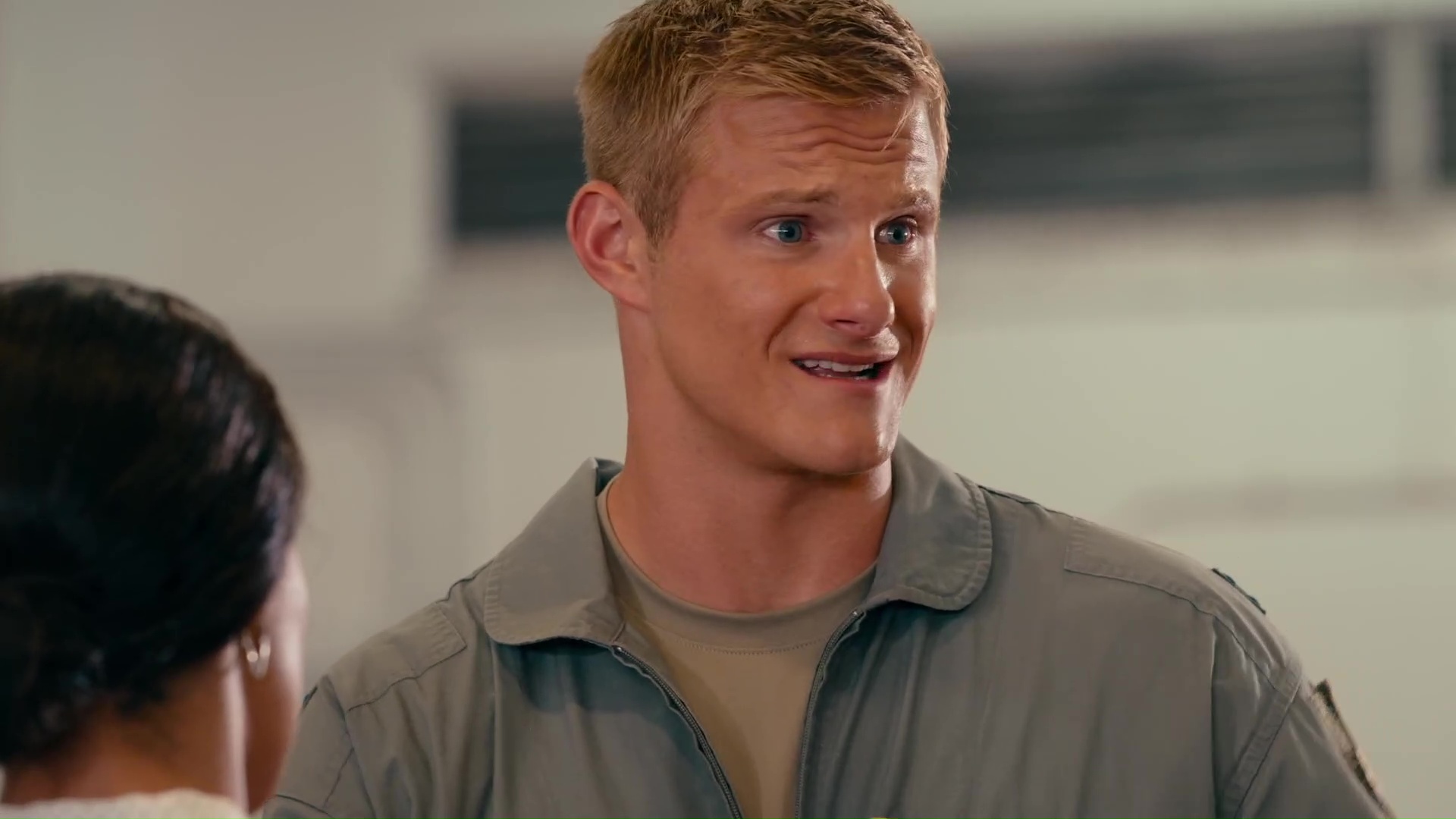 ausCAPS Alexander Ludwig shirtless in Operation Christmas Drop