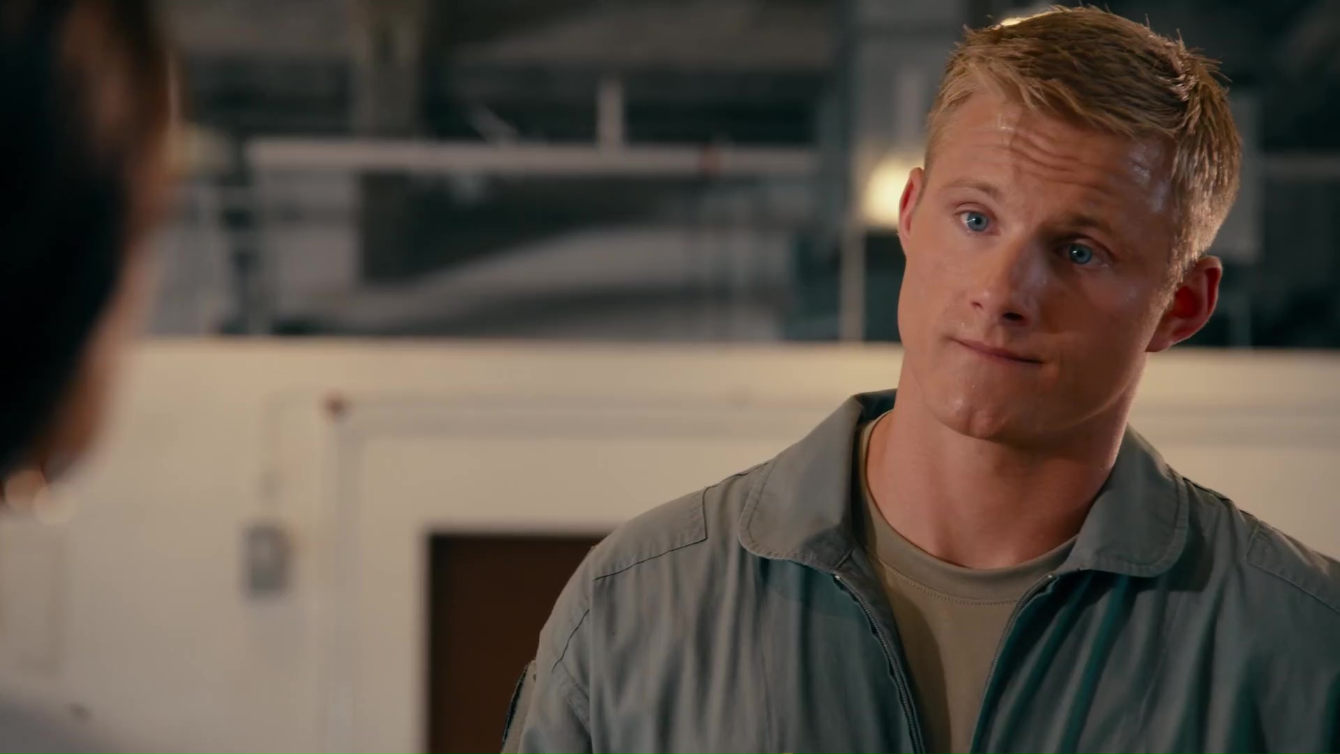 ausCAPS Alexander Ludwig shirtless in Operation Christmas Drop